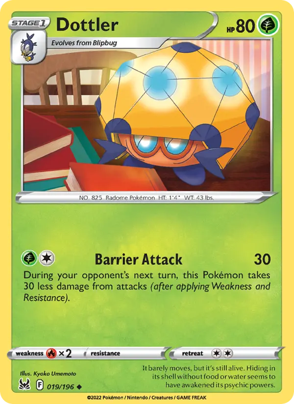 Dottler, Pokémon card
