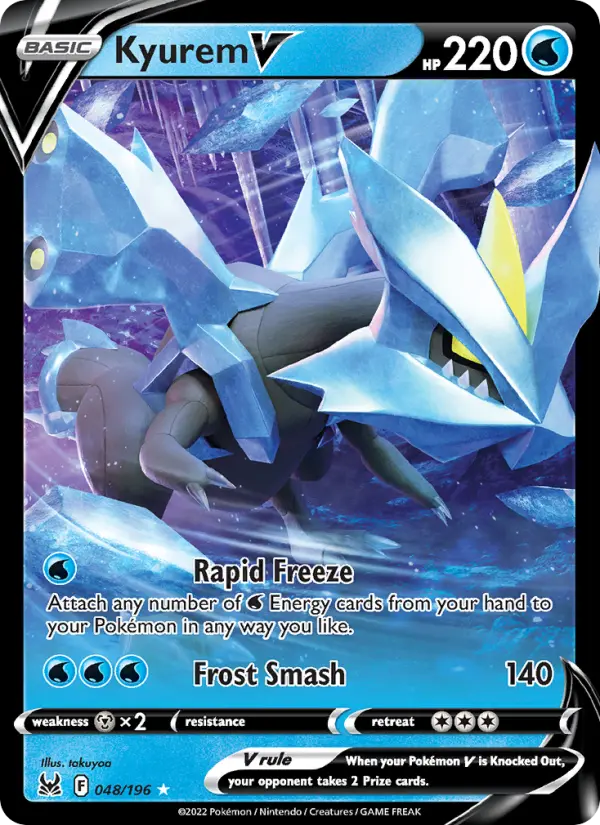 Kyurem V, Pokémon card