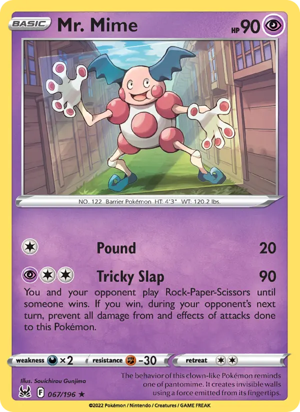 Mr. Mime, Pokémon card