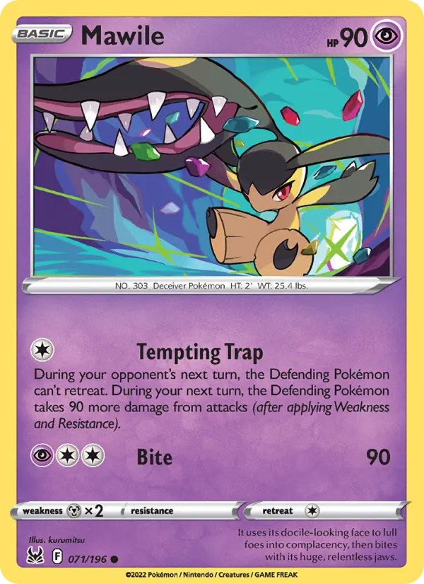 Mawile, Pokémon card