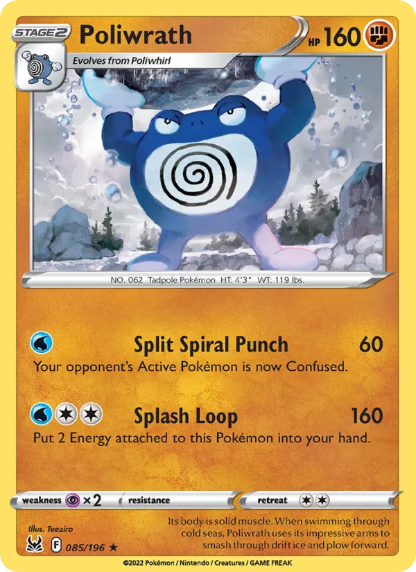 Poliwrath, Pokémon card