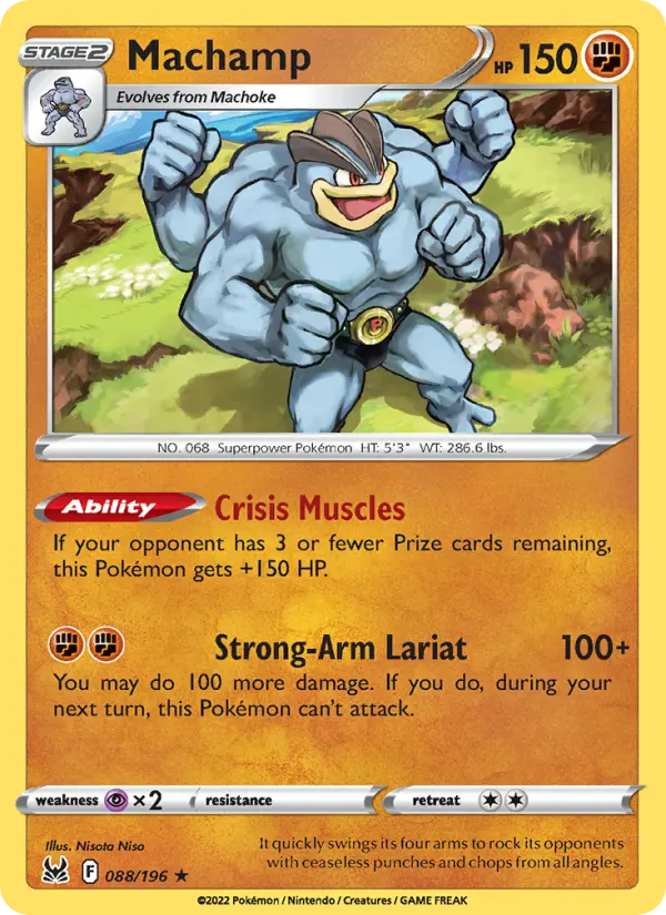Machamp, Pokémon card