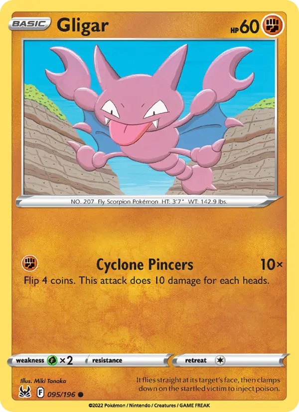 Gligar, Pokémon card
