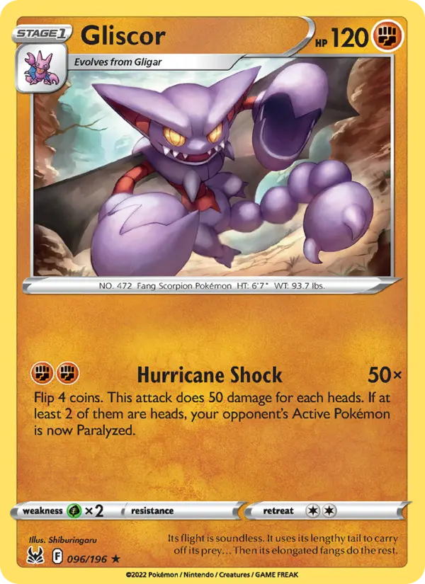 Gliscor, Pokémon card