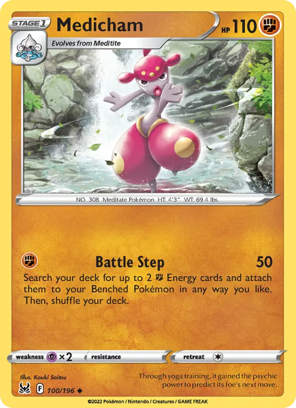 Medicham, Pokémon card