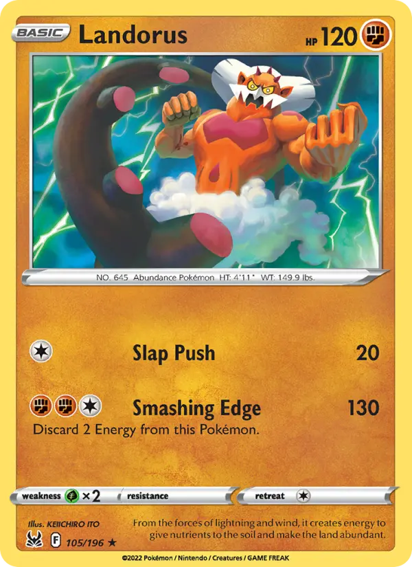 Landorus, Pokémon card