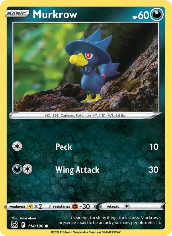 Murkrow, Pokémon card