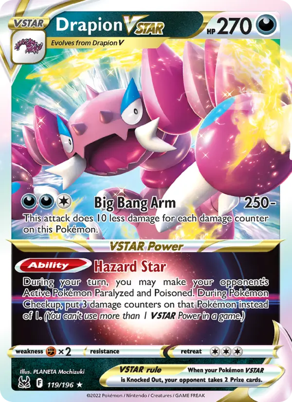 Drapion VSTAR, Pokémon card