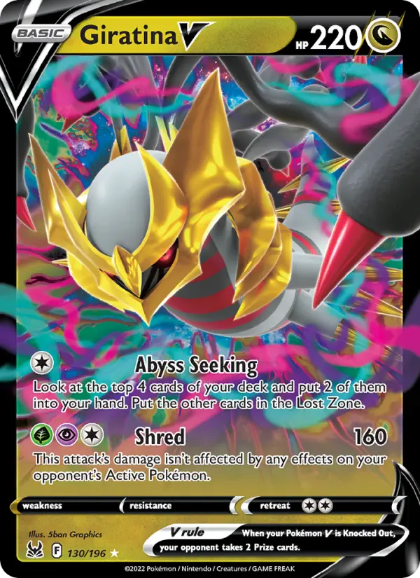 Giratina V, Pokémon card