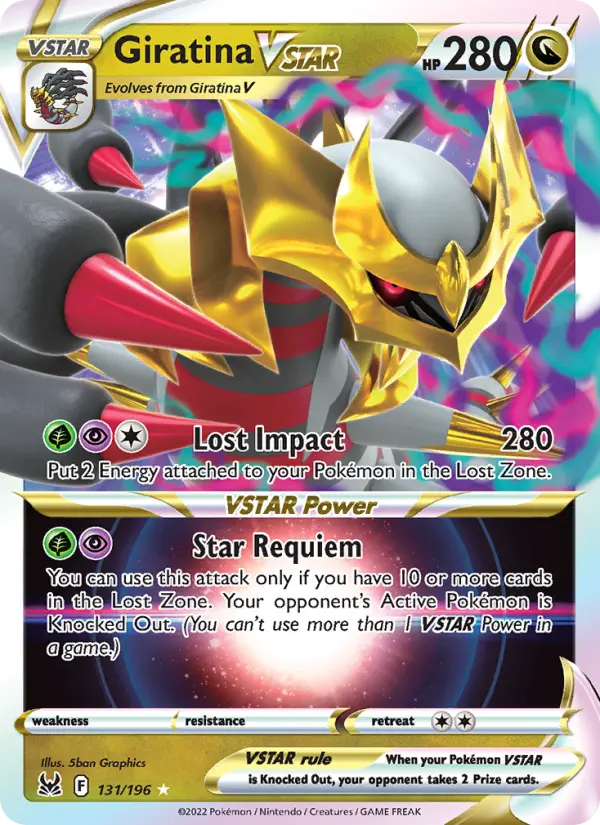 Giratina VSTAR, Pokémon card
