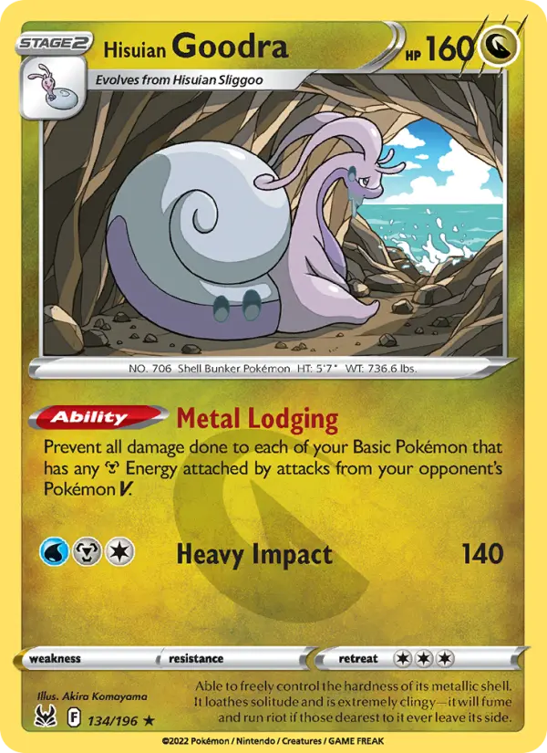 Hisuian Goodra, Pokémon card