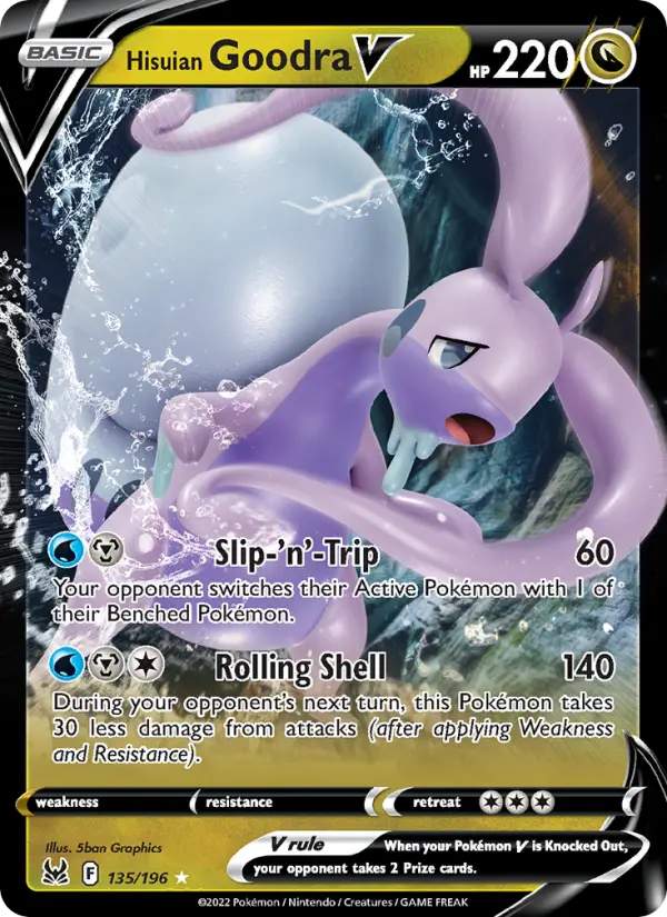Hisuian Goodra V, Pokémon card