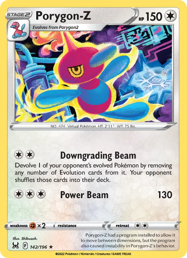 Porygon-Z, Pokémon card