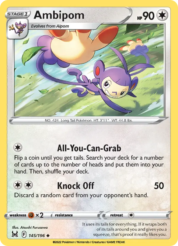 Ambipom, Pokémon card