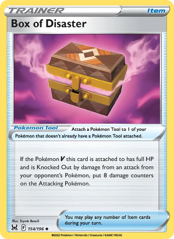 Box of Disaster, Pokémon card