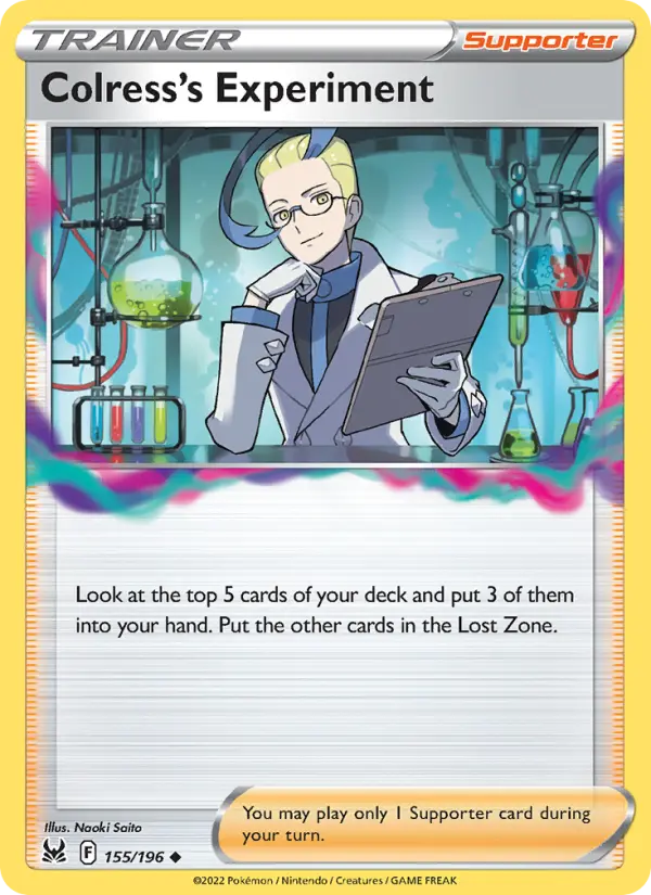 Colress's Experiment, Pokémon card