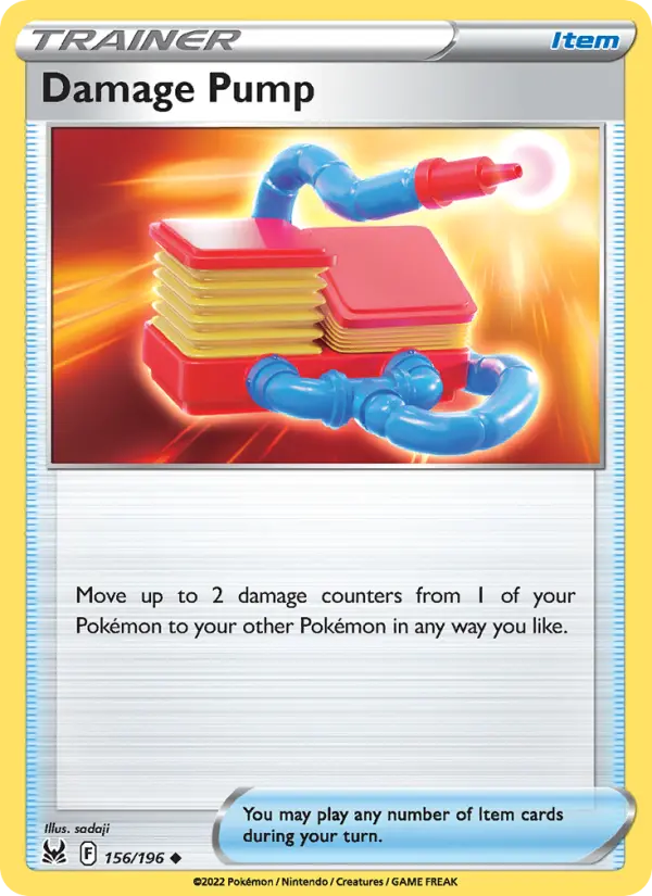 Damage Pump, Pokémon card
