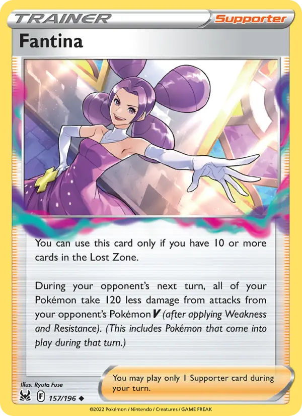 Fantina, Pokémon card