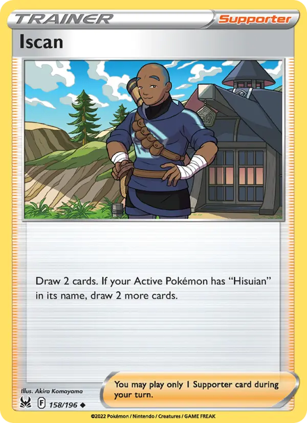 Iscan, Pokémon card