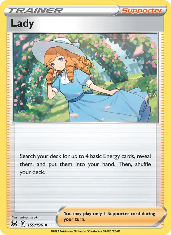 Lady, Pokémon card