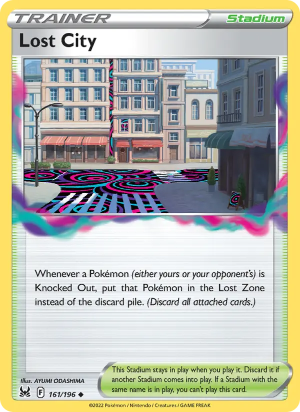 Lost City, Pokémon card