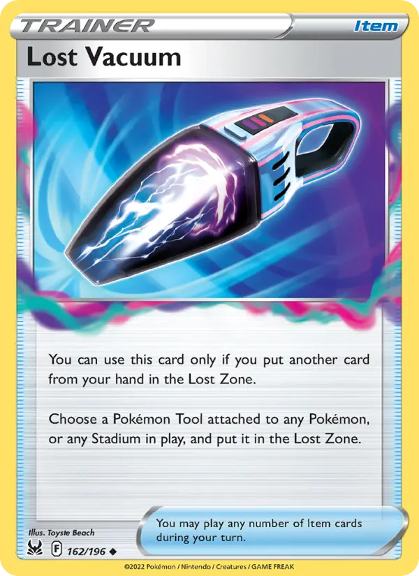 Lost Vacuum, Pokémon card