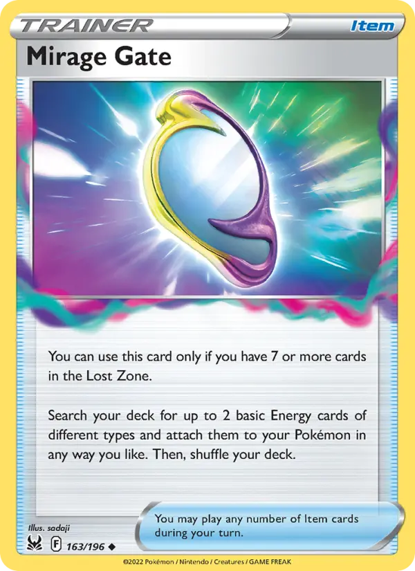 Mirage Gate, Pokémon card