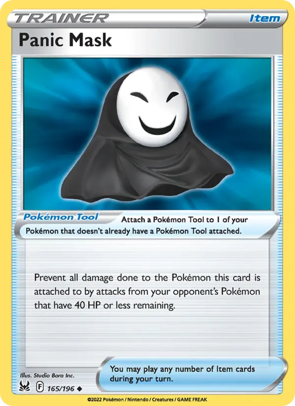 Panic Mask, Pokémon card