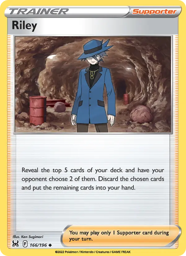 Riley, Pokémon card