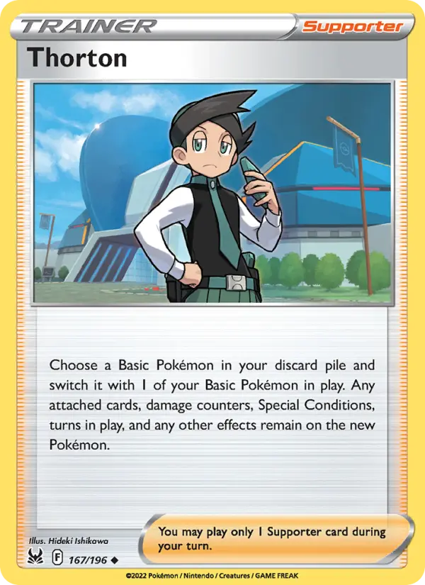 Thorton, Pokémon card