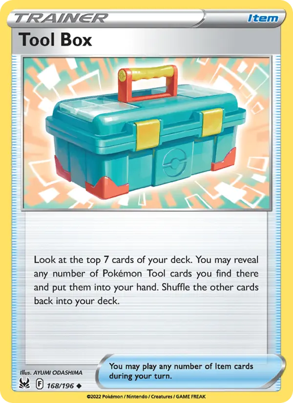 Tool Box, Pokémon card
