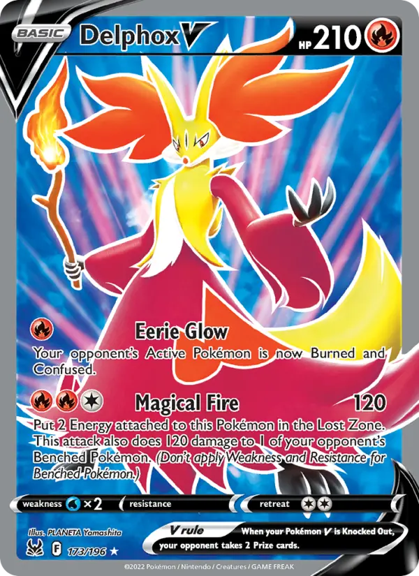 Delphox V, Pokémon card