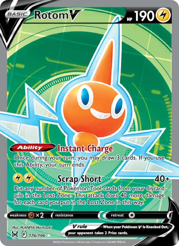 Rotom V, Pokémon card