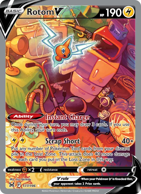 Rotom V, Pokémon card