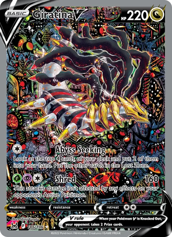 Giratina V, Pokémon card