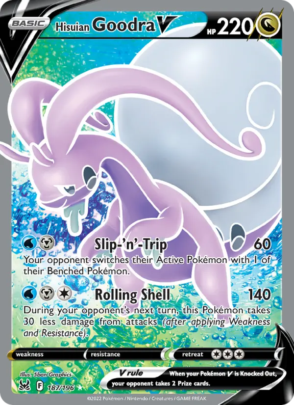 Hisuian Goodra V, Pokémon card