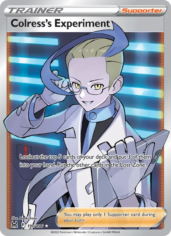 Colress's Experiment, Pokémon card