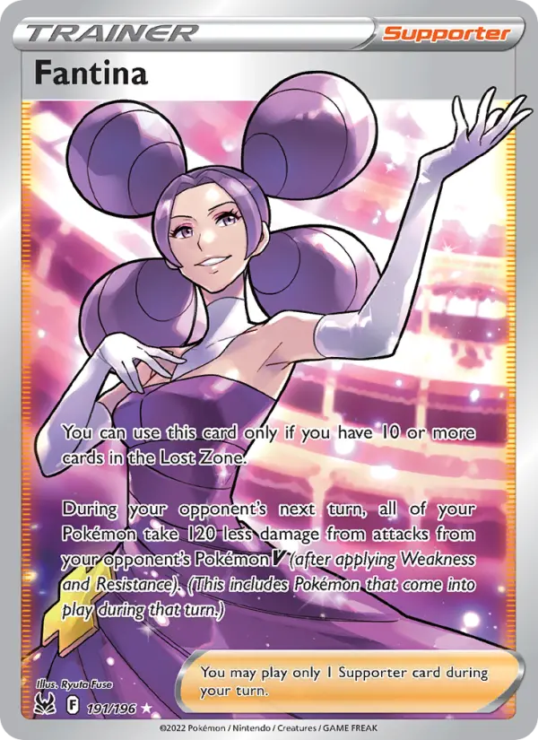 Fantina, Pokémon card