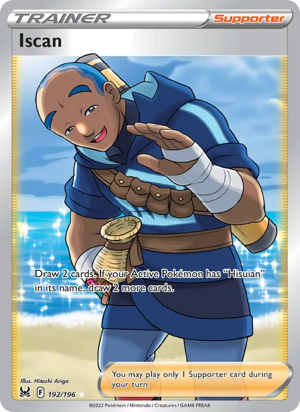 Iscan, Pokémon card