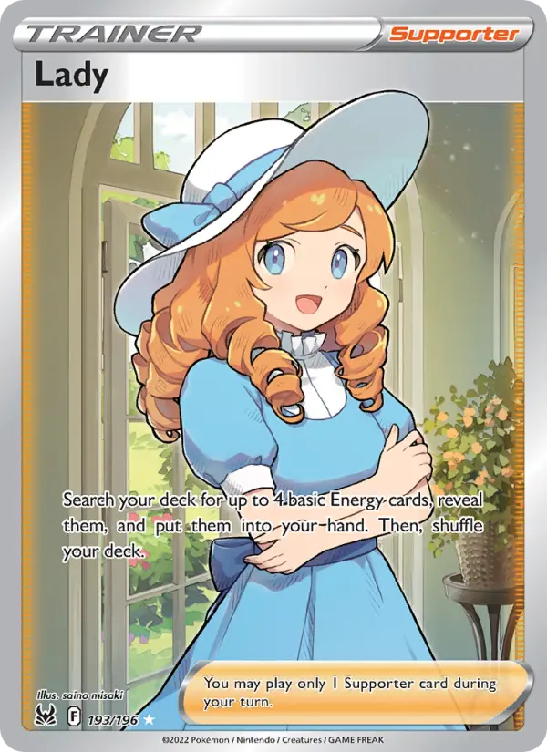 Lady, Pokémon card