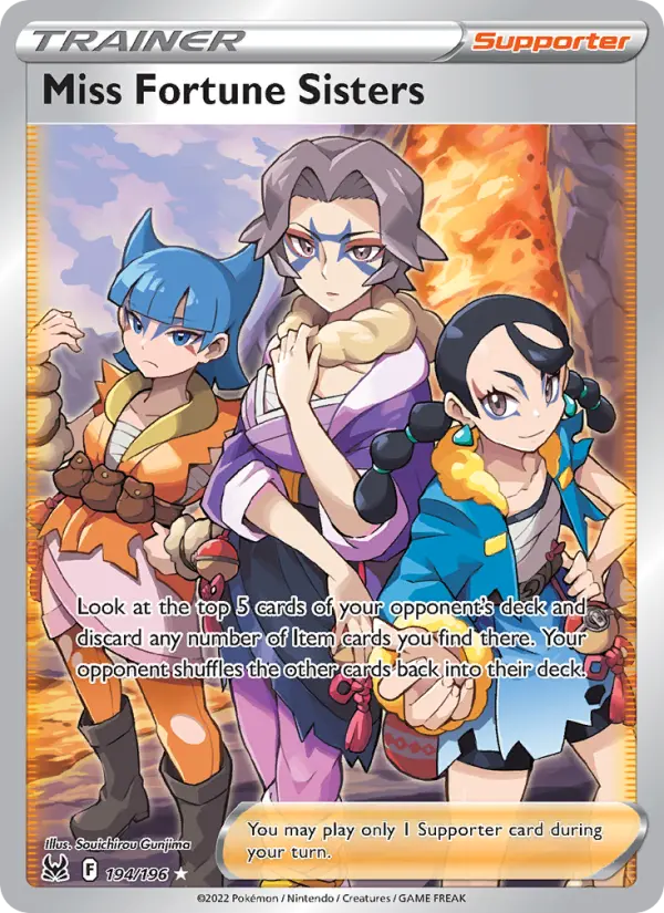 Miss Fortune Sisters, Pokémon card