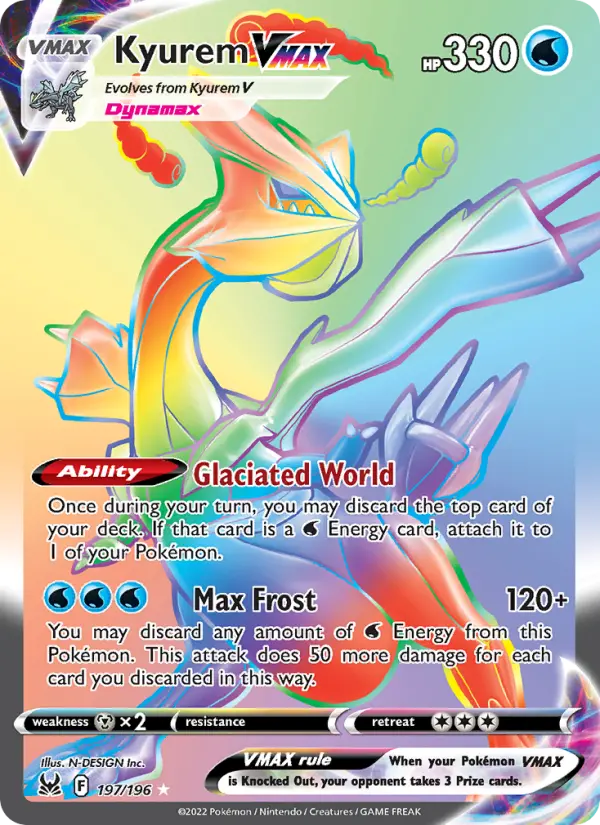 Kyurem VMAX, Pokémon card