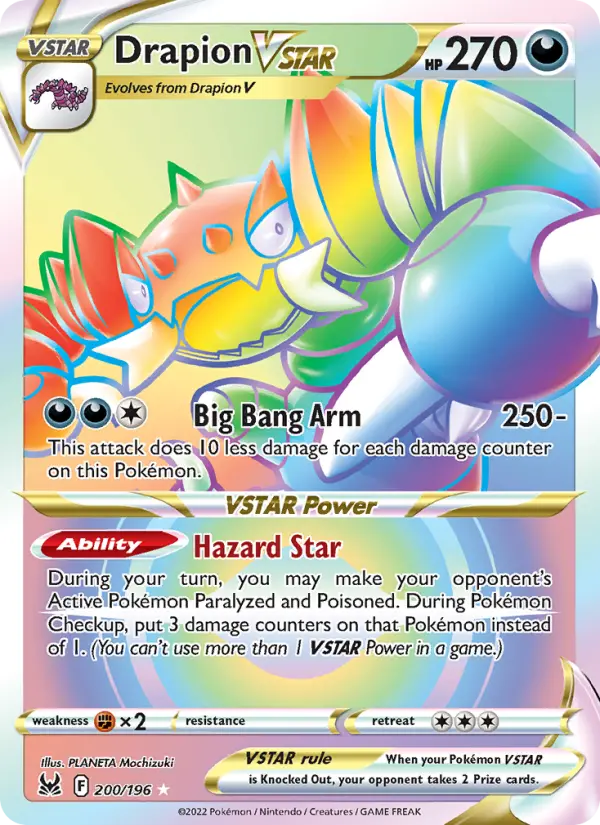 Drapion VSTAR, Pokémon card