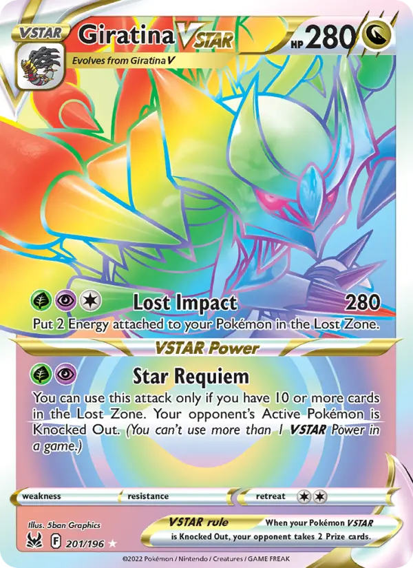 Giratina VSTAR, Pokémon card