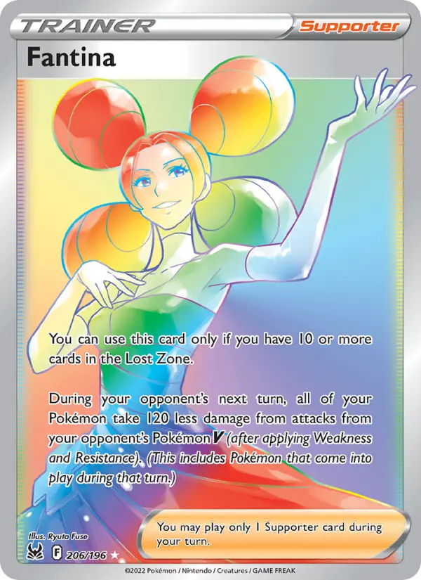 Fantina, Pokémon card