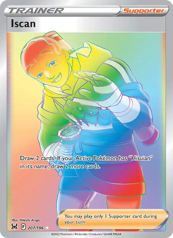 Iscan, Pokémon card