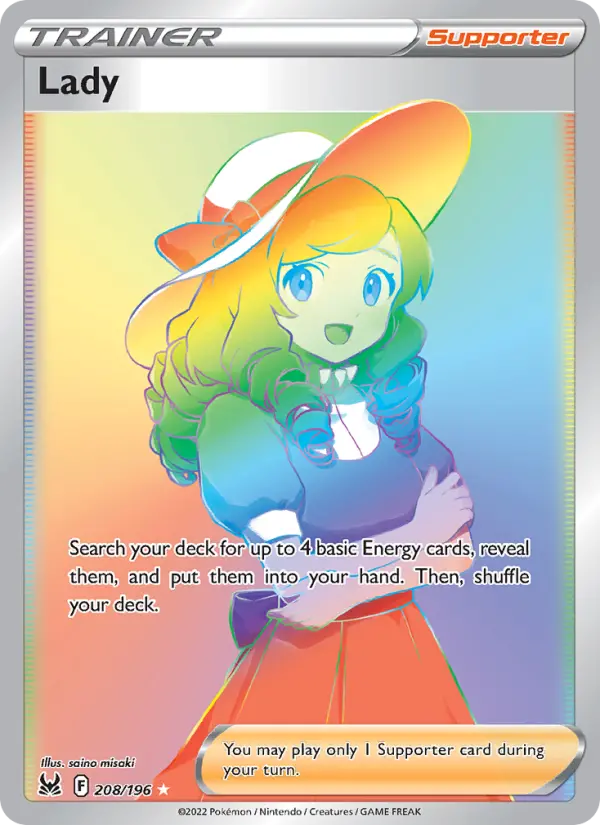 Lady, Pokémon card