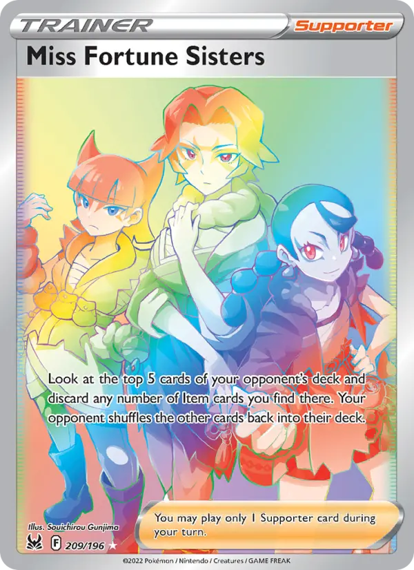 Miss Fortune Sisters, Pokémon card