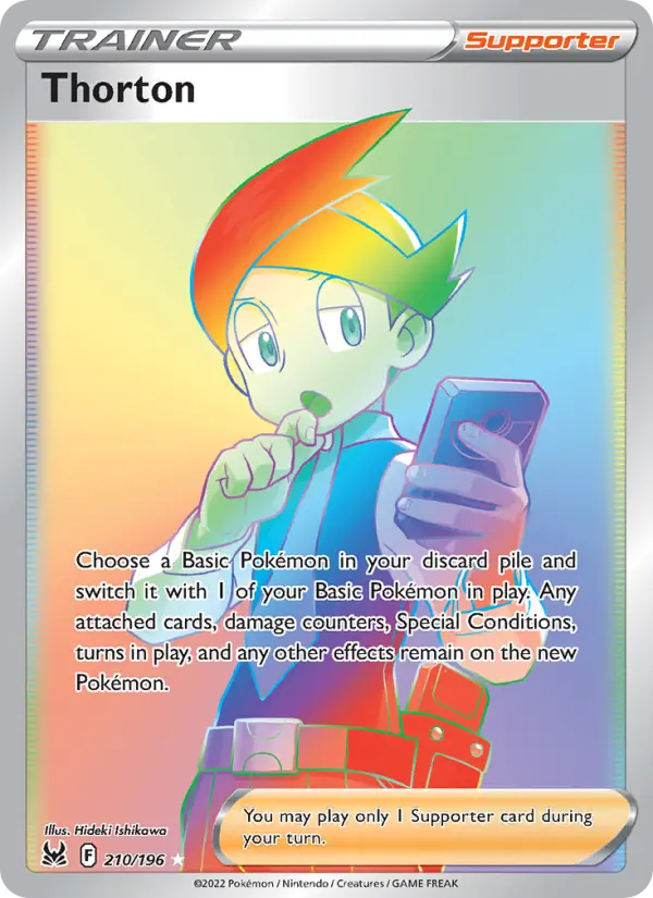 Thorton, Pokémon card