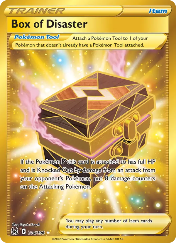 Box of Disaster, Pokémon card